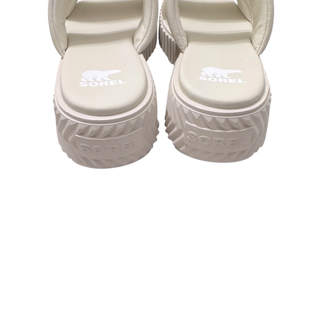 NEW SOREL women's ona streetworks slide sandals in chalk Sz‎ 8.5 - Picture 7 of 12